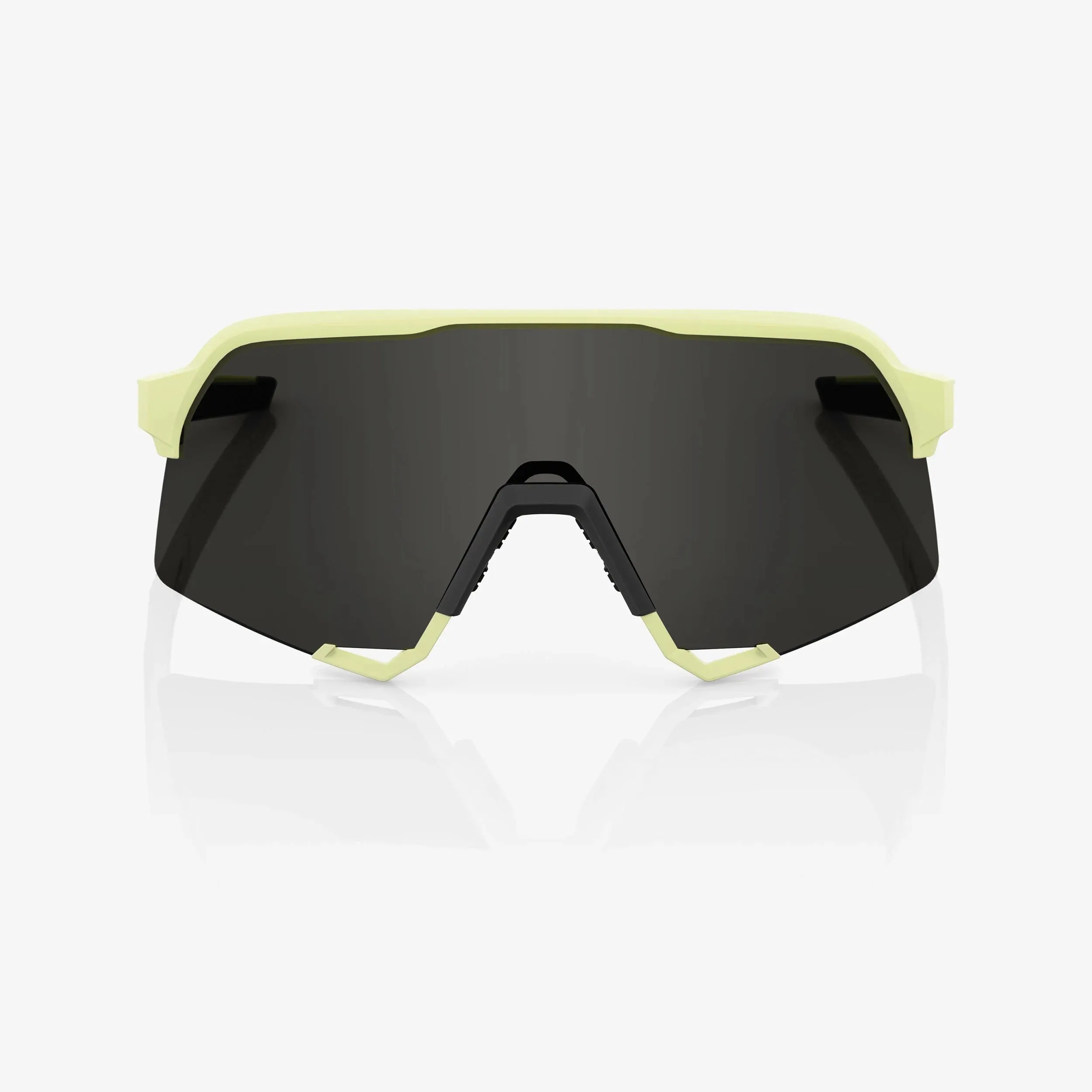 100% S3 Soft Tact Glow Sunglasses, Black Mirror