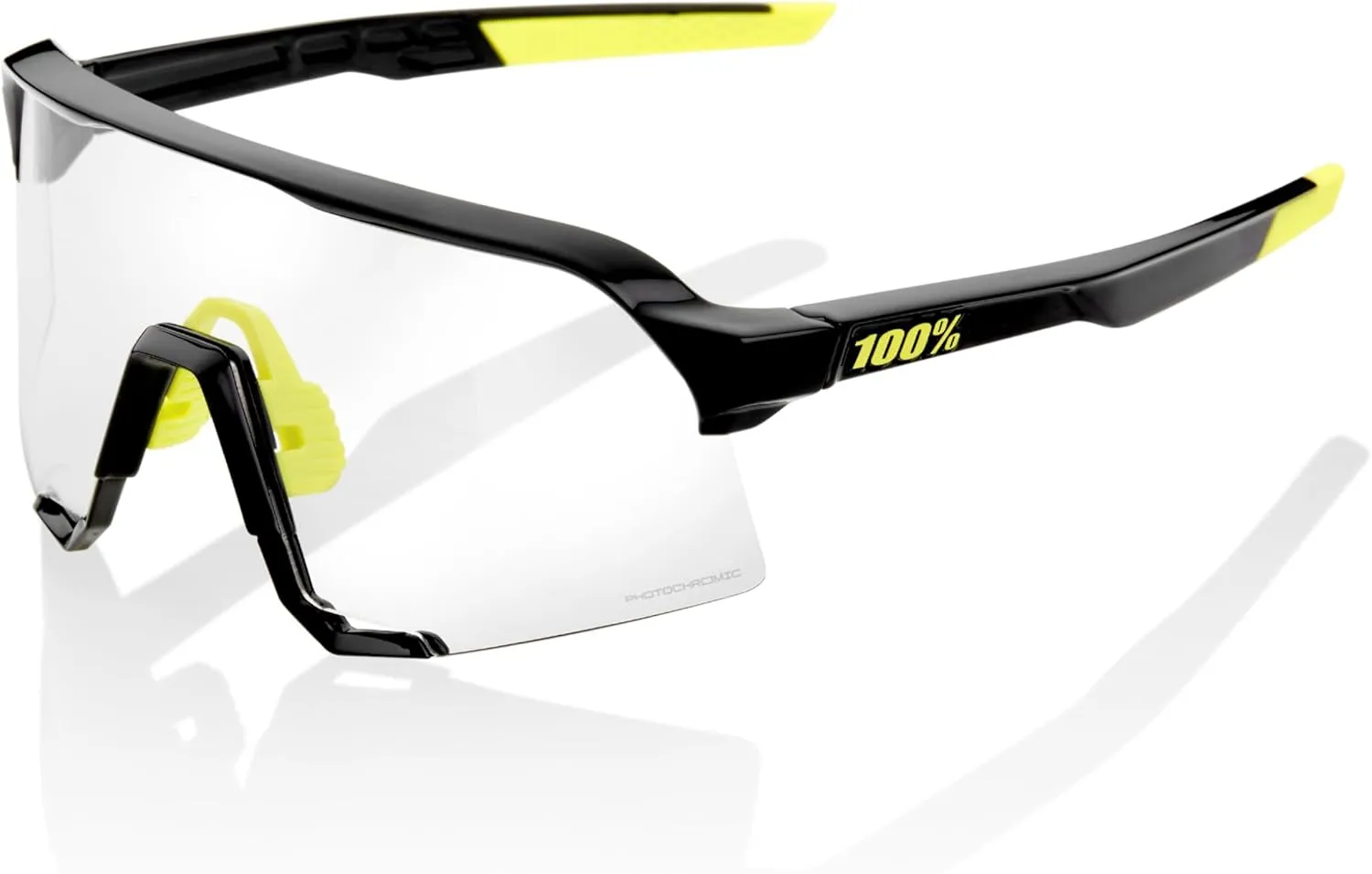 100% S3 Sport Performance Cycling Sunglasses - Vented Baseball, Road Bike, & Triathlon Racing with Interchangeable Lens
