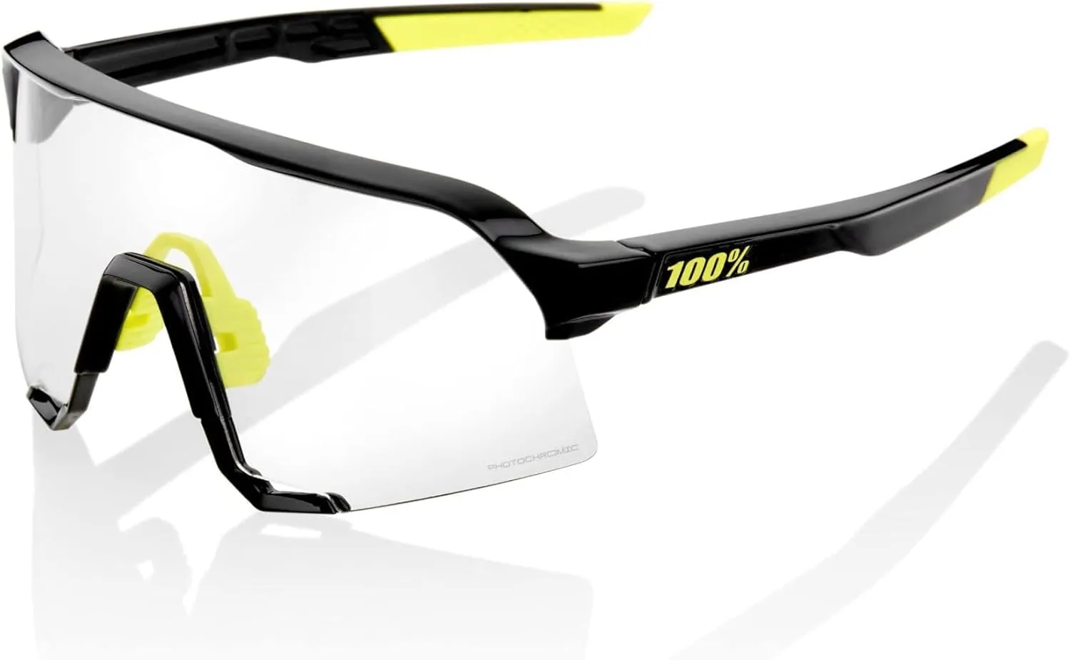 100% S3 Sport Performance Cycling Sunglasses - Vented Baseball, Road Bike, & Triathlon Racing with Interchangeable Lens