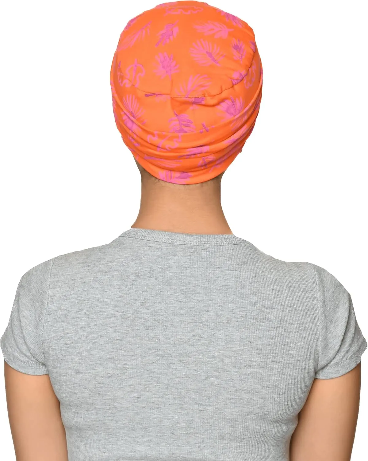 2 Piece Chemo Cap Cancer Headwear for Women Silky Soft Bamboo Caps for Hair Loss (2 Piece)