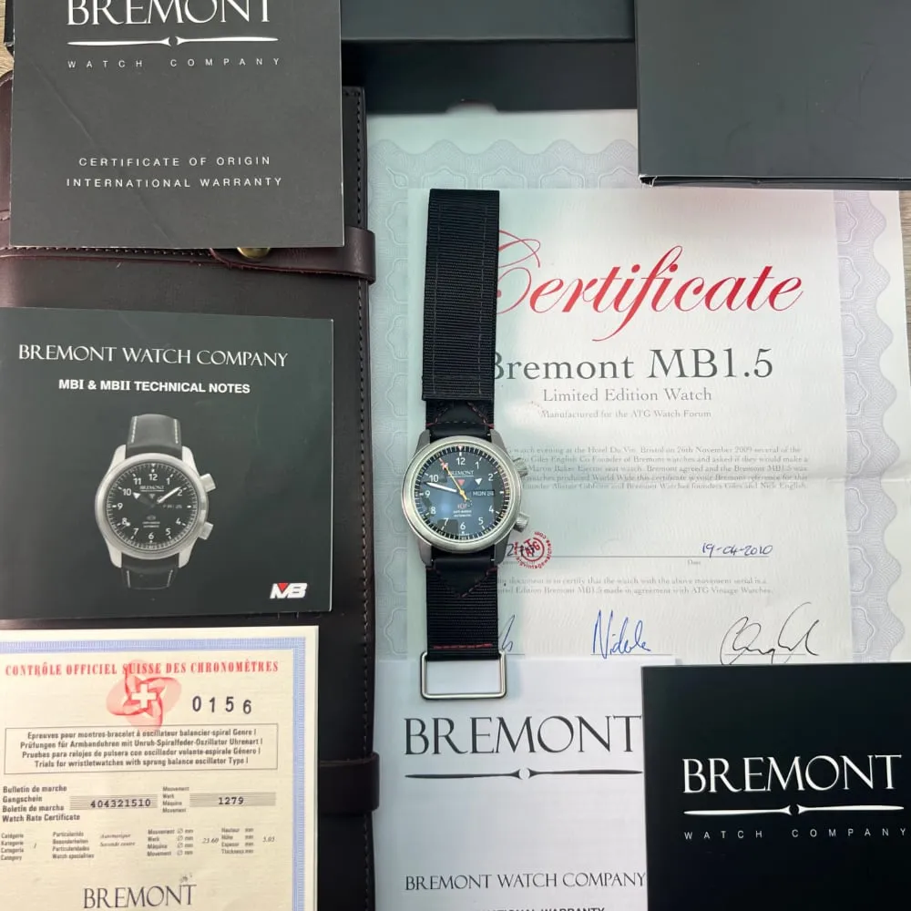 Bremont MB 1.5 ATG Vintage Watches (2010)