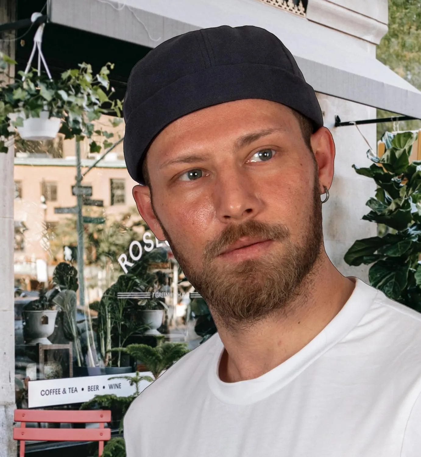 Cotton Docker Cap, Unisex Brimless Cap, Men Skull Cap, Brimless Beanie Hat, Men Women Cuffed Hat.