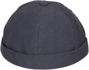 Cotton Docker Cap, Unisex Brimless Cap, Men Skull Cap, Brimless Beanie Hat, Men Women Cuffed Hat.