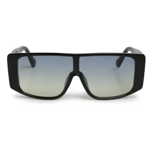 Cushion Textured Oversized Sunglasses