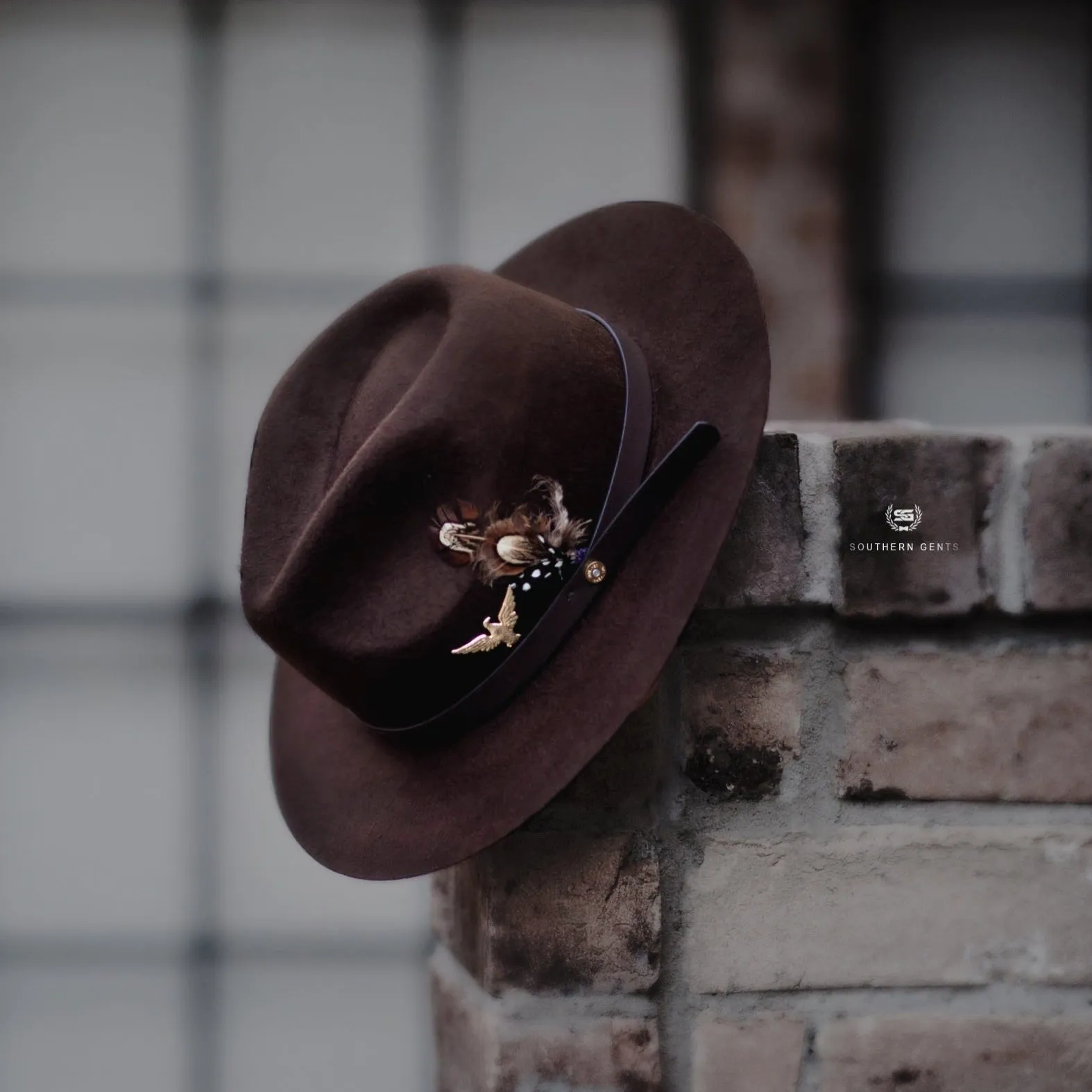 Dapper Men's Felt Fedora Hat – Brown