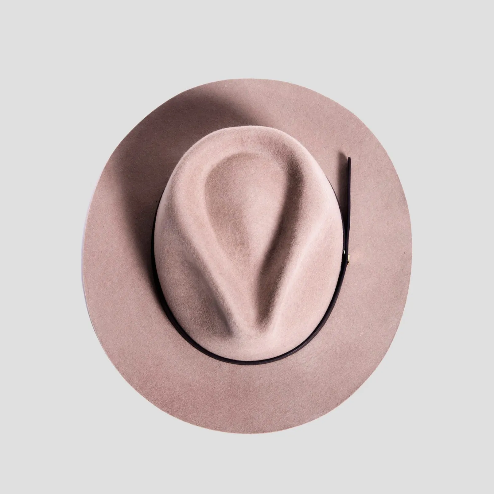 Dapper Men's Felt Fedora Hat – Brown