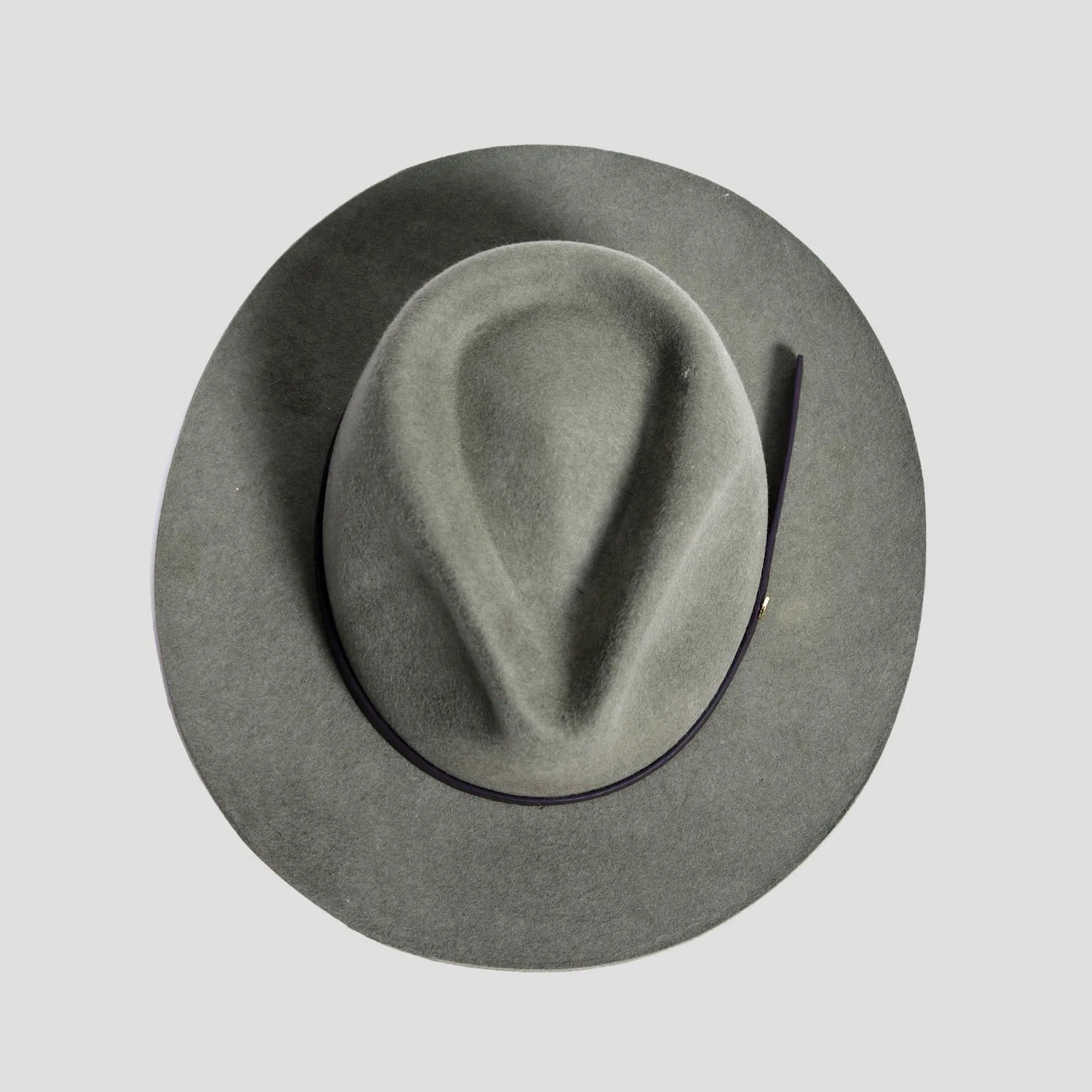 Dapper Men's Felt Fedora Hat – Brown