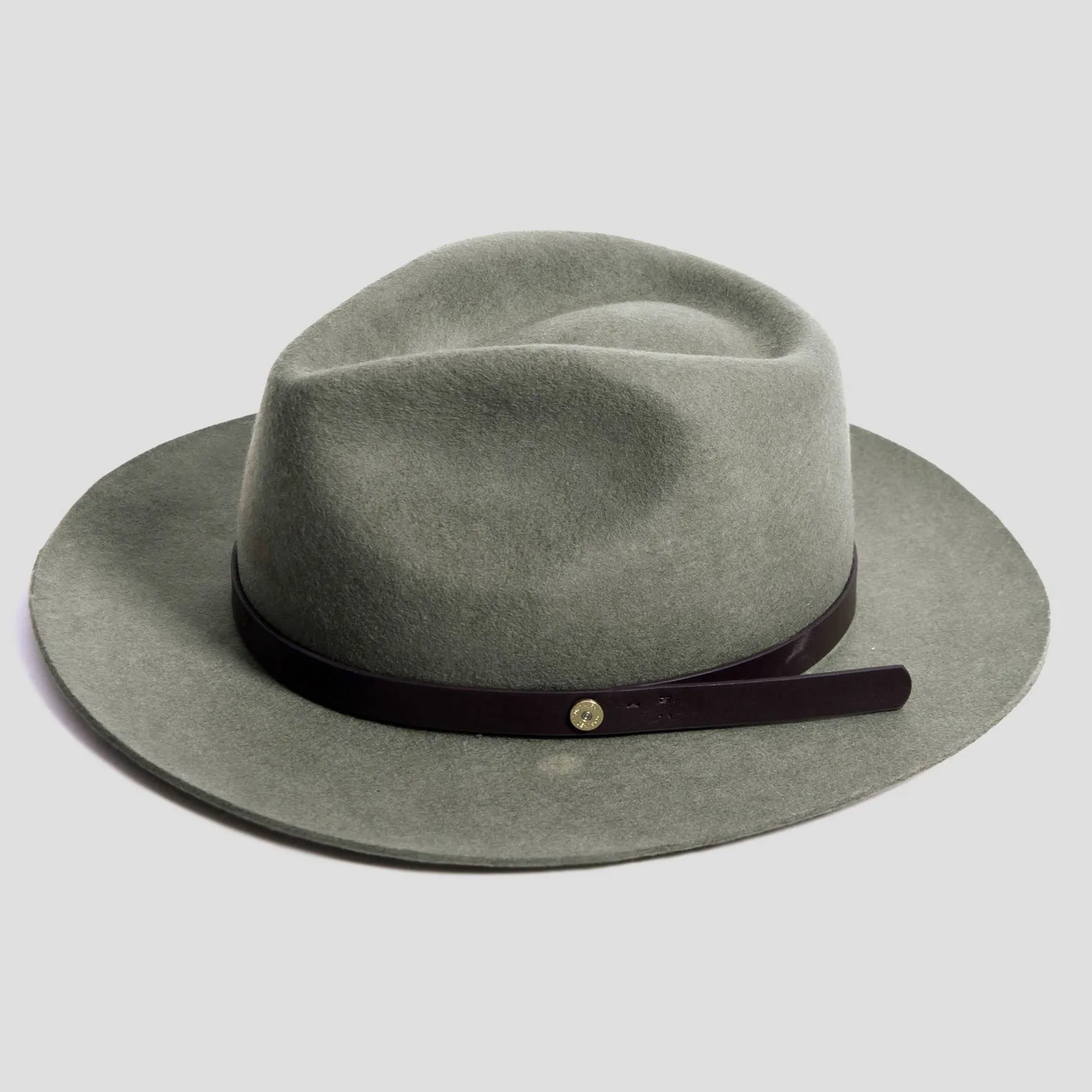 Dapper Men's Felt Fedora Hat – Brown