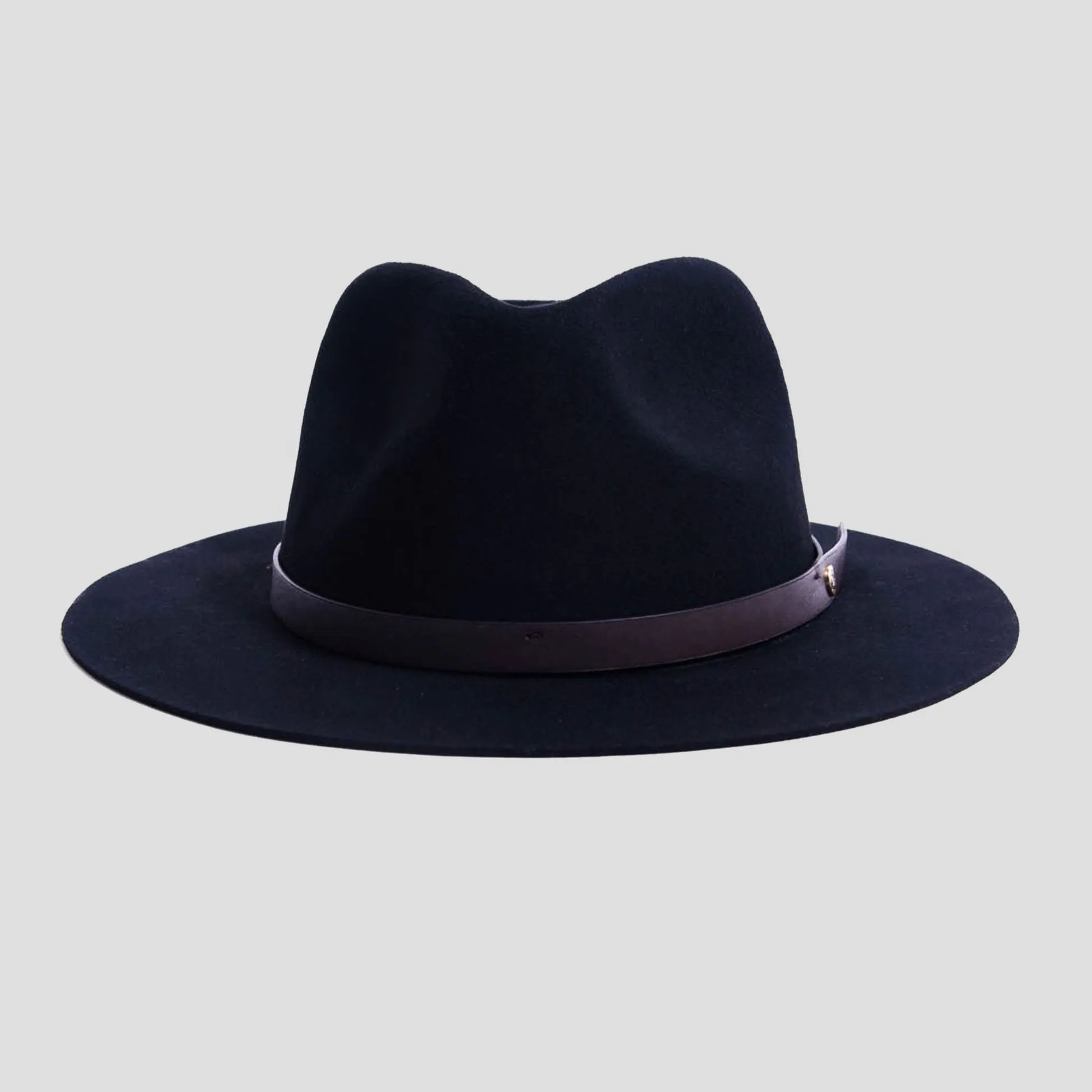 Dapper Men's Felt Fedora Hat – Brown