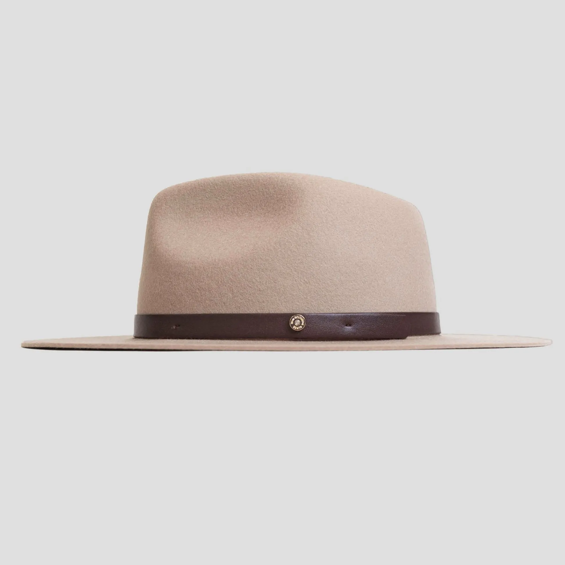 Dapper Men's Felt Fedora Hat – Brown