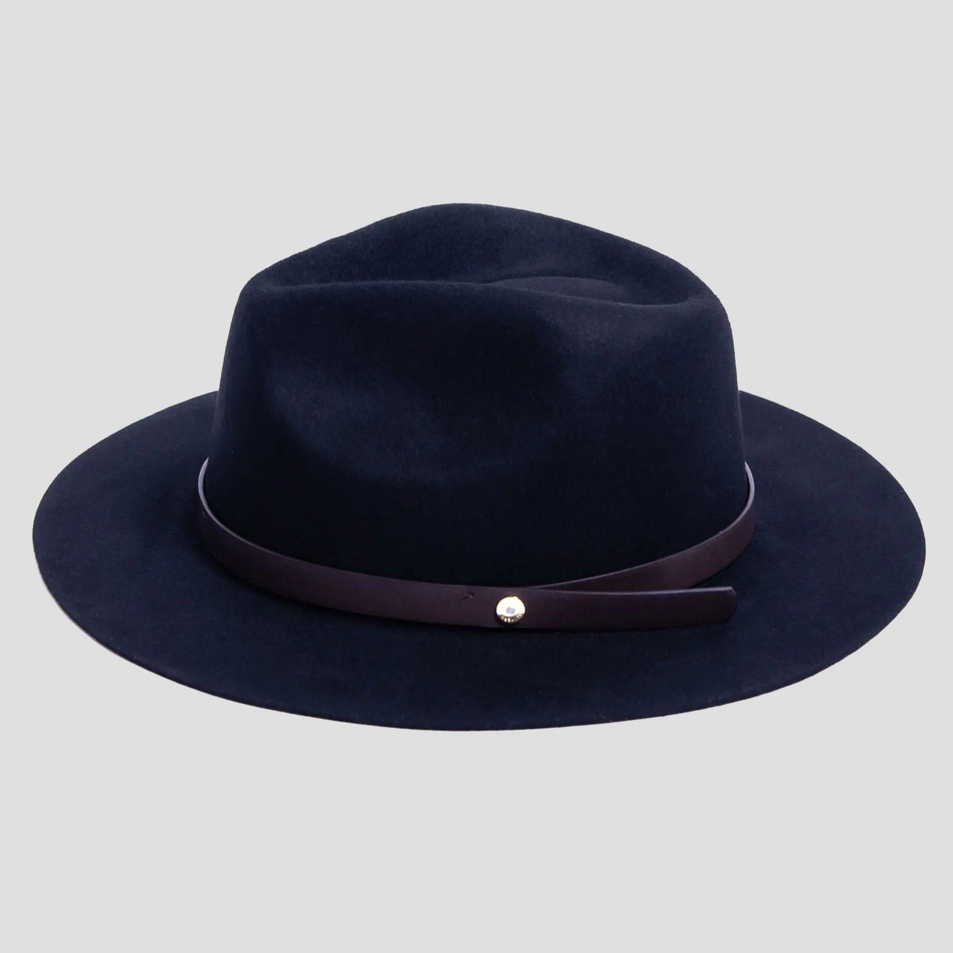 Dapper Men's Felt Fedora Hat – Brown