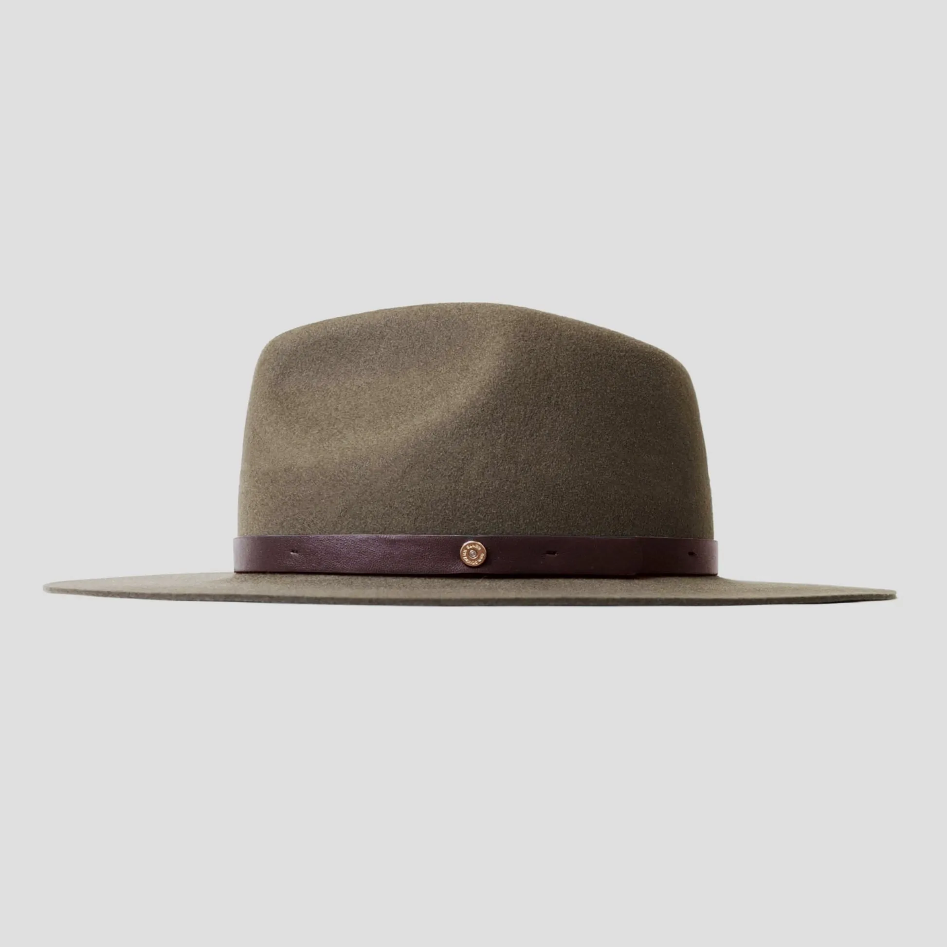 Dapper Men's Felt Fedora Hat – Brown