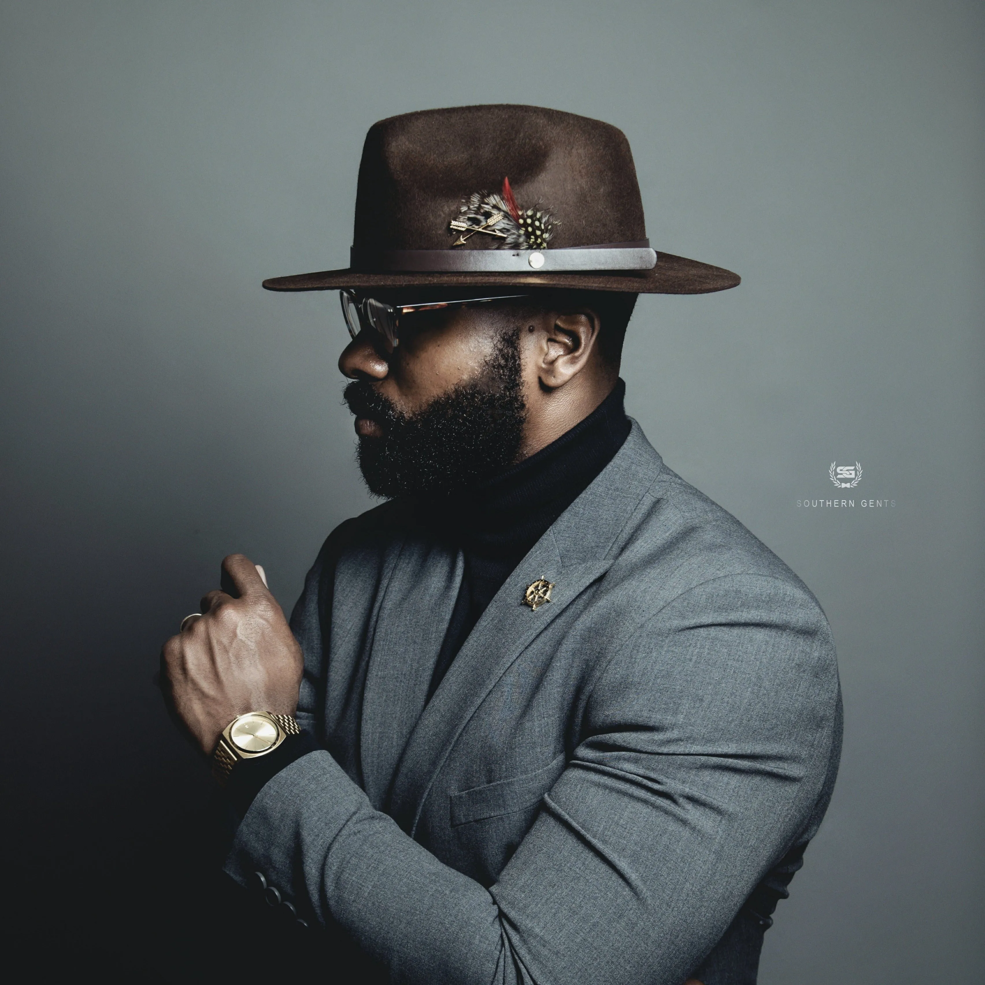 Dapper Men's Felt Fedora Hat – Brown