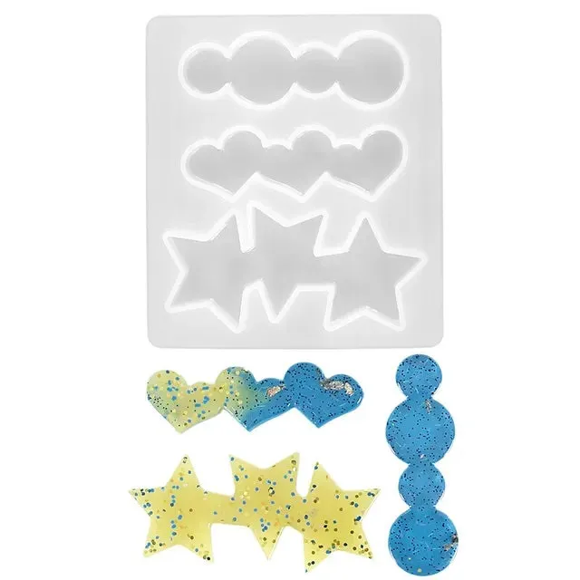 DIY Crafts Accessories Barrettes Silicone Molds