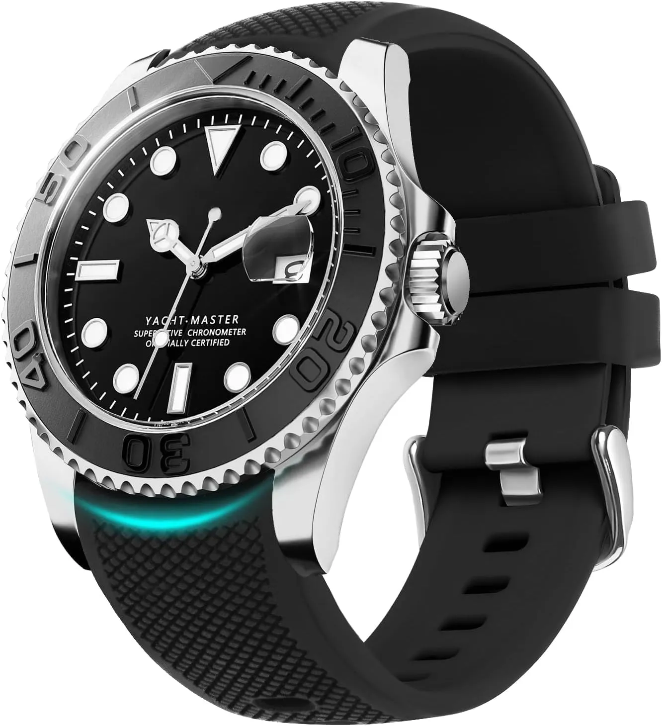 Fullmosa 22mm 20mm 24mm Silicone Watch Bands No Gaps Compatible for Samsung Galaxy Watch 7 6 5 4 3,Galaxy Watch 46mm 42mm,Garmin