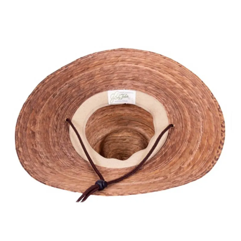 Gardener Burnt Palm Leaf Safari Hat up to 2XL - Tula Hats