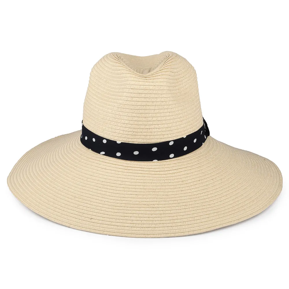 Joules Hats Sia Wide Brim Fedora Sun Hat - Natural