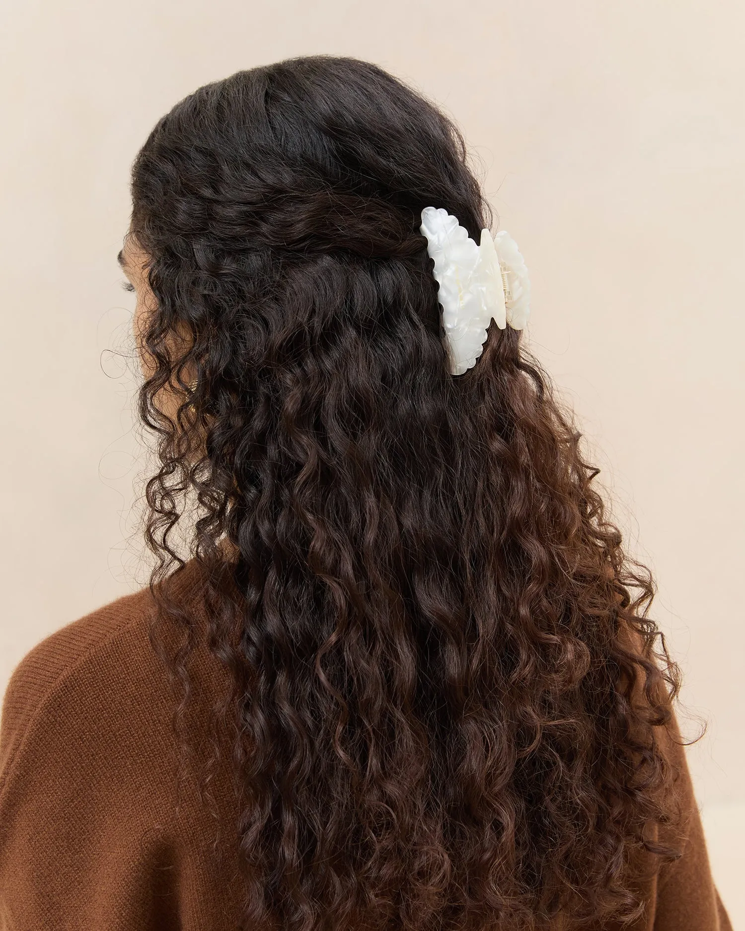 Lila Pearl Hair Clip Set