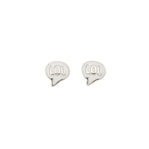 LOL Sterling Silver Stud Earrings