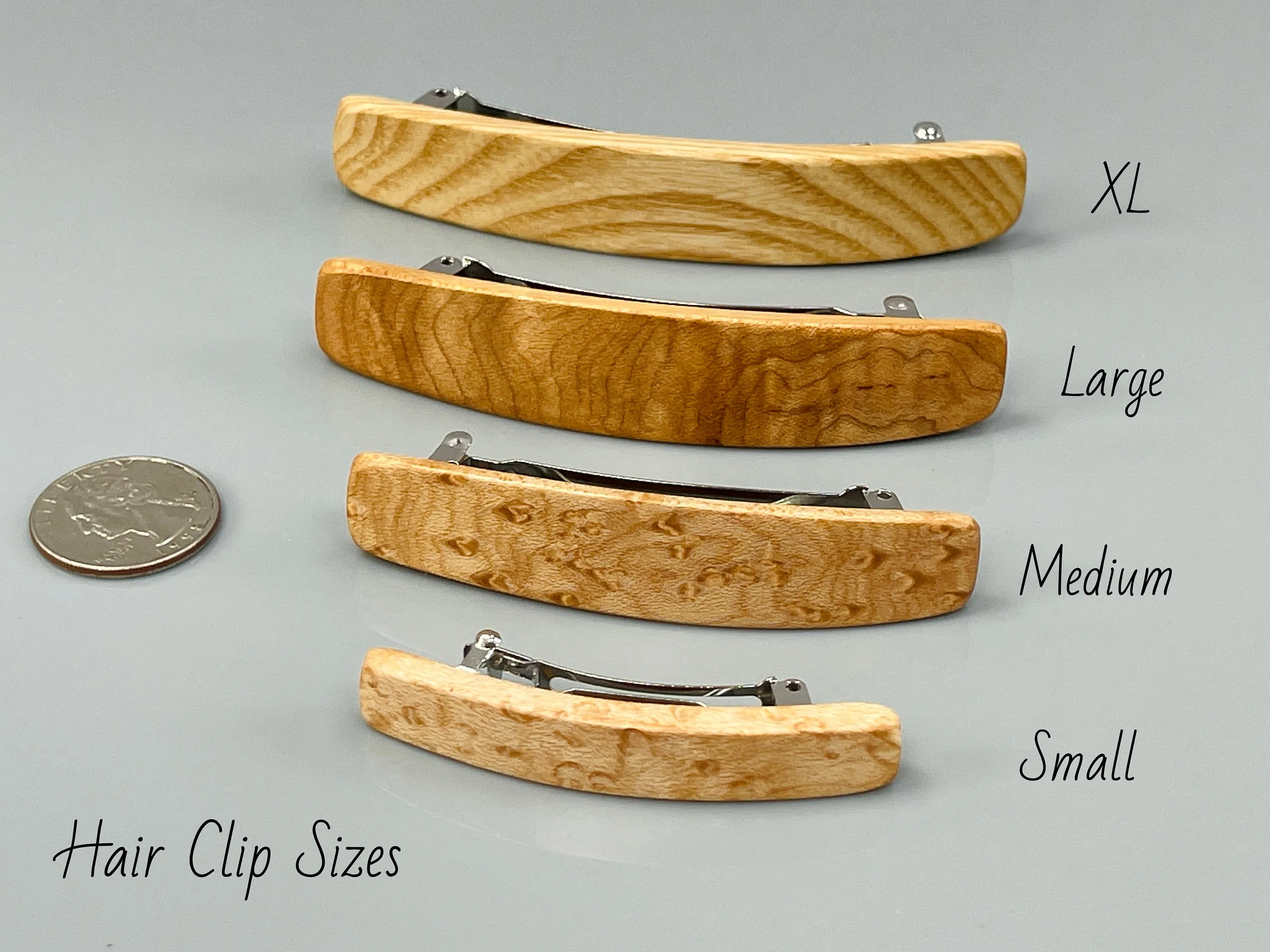 Medium Rosewood Hair Clip