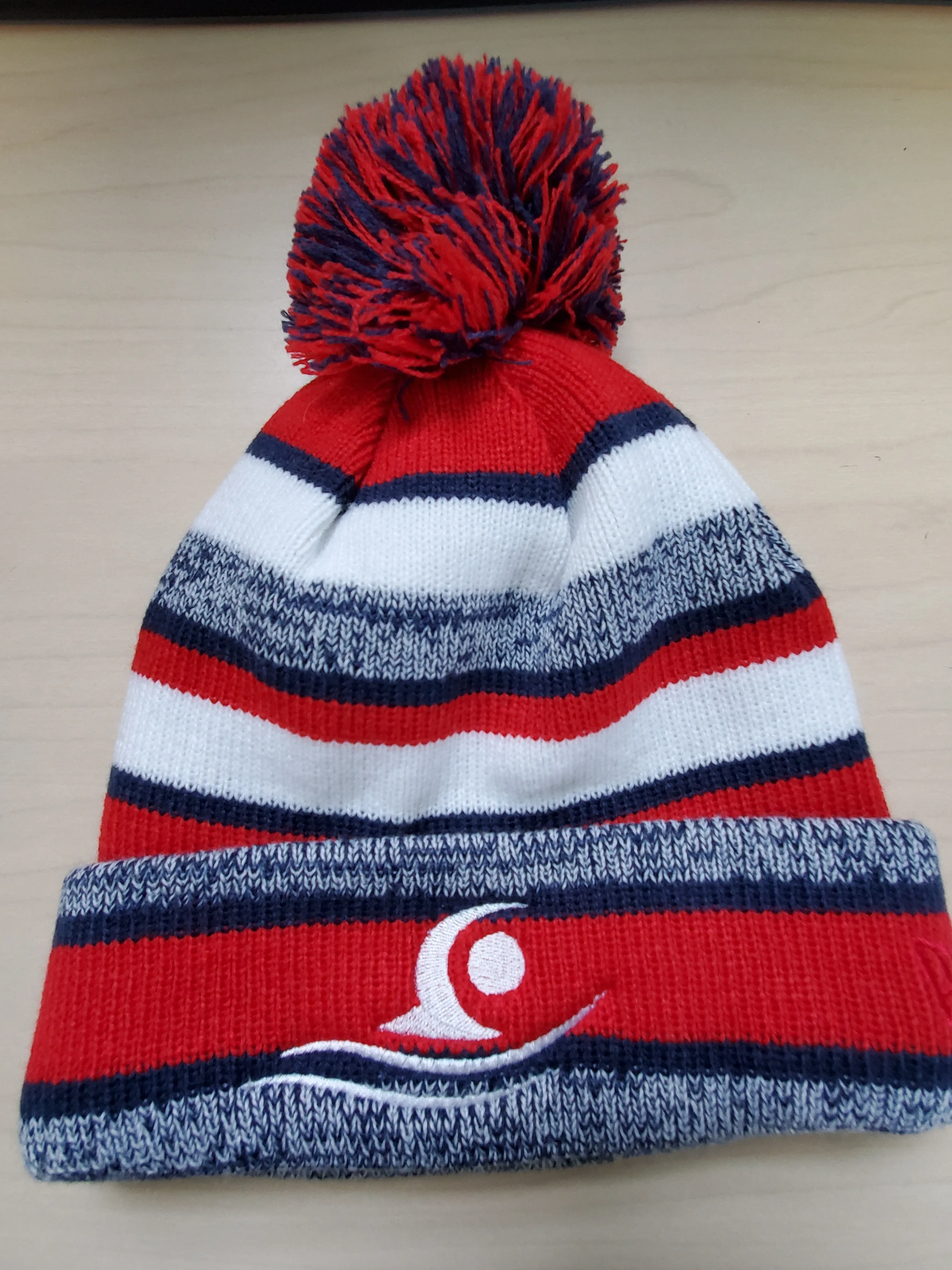 New Era Winter Beanie with Swimmer Logo