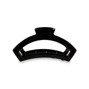 Open Jet Black Medium Hair Clip