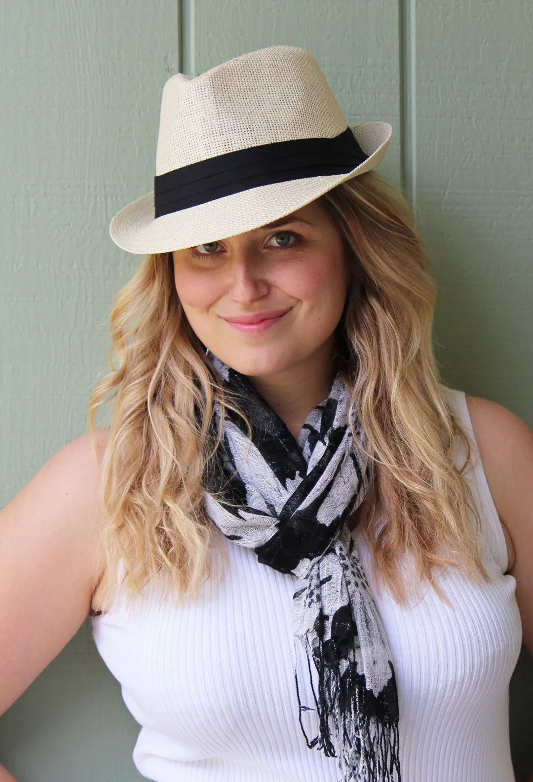 Ricki Classic Summer Fedora for Women 50 UPF Sun Protection Hat Small to Medium CLOSEOUT!
