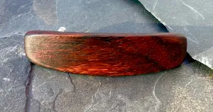 Small East Indian Rosewood barrette, Fine Hair barrette, Children's hair clip, wooden hair clip