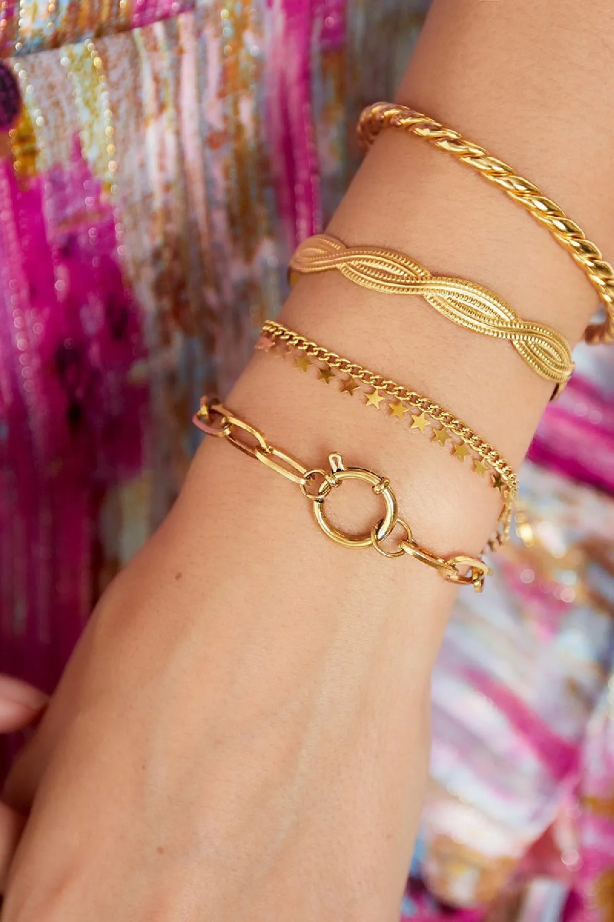 Star  Bracelet Gold & Silver Available