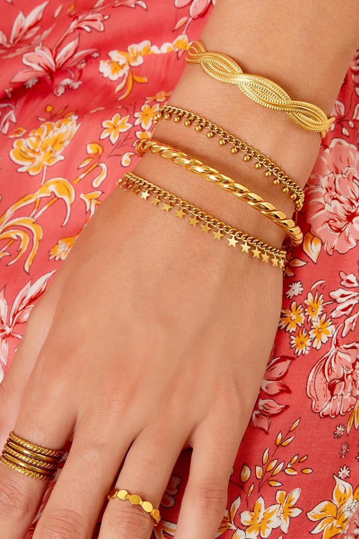 Star  Bracelet Gold & Silver Available