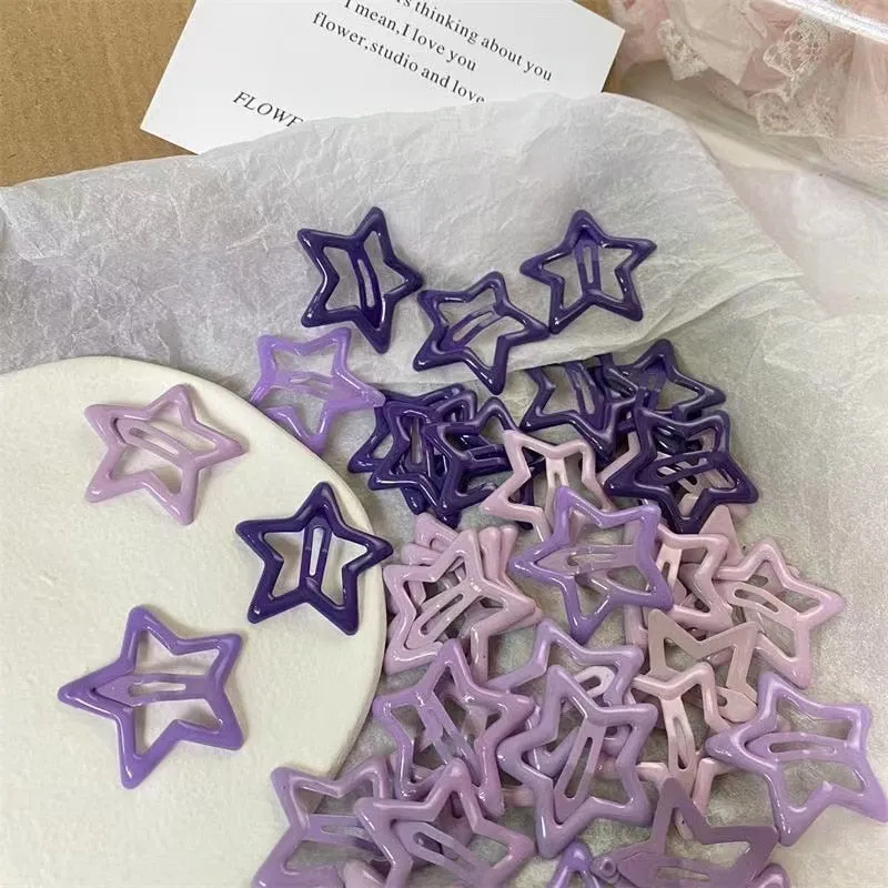 Starry Star Hair Barrettes