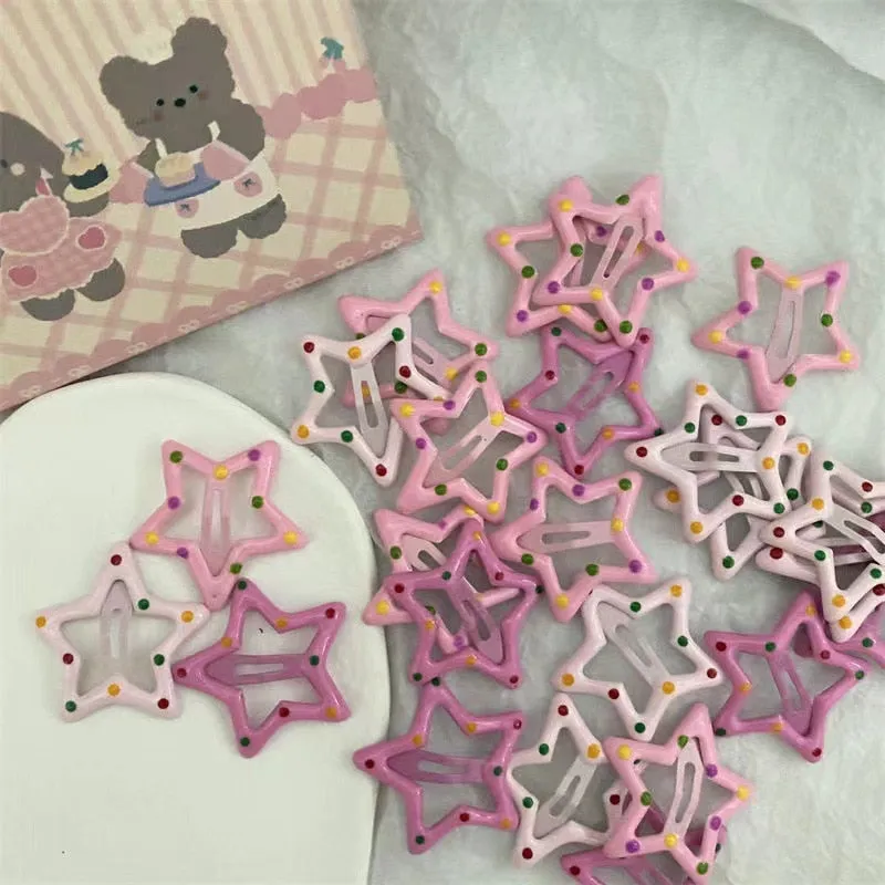 Starry Star Hair Barrettes