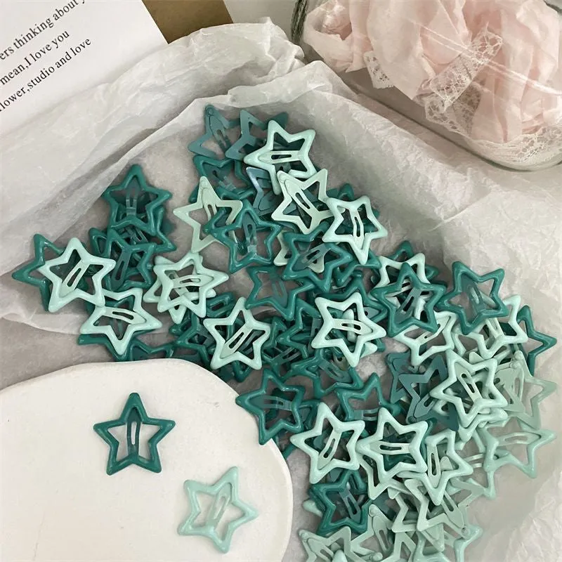Starry Star Hair Barrettes