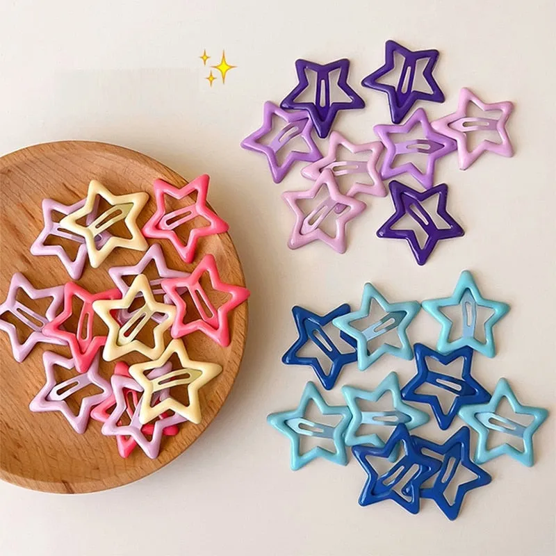 Starry Star Hair Barrettes