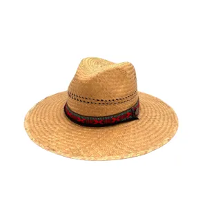 Sundaze Palm Straw Sun Hat – Eco-Friendly, Wide Brim, Adjustable