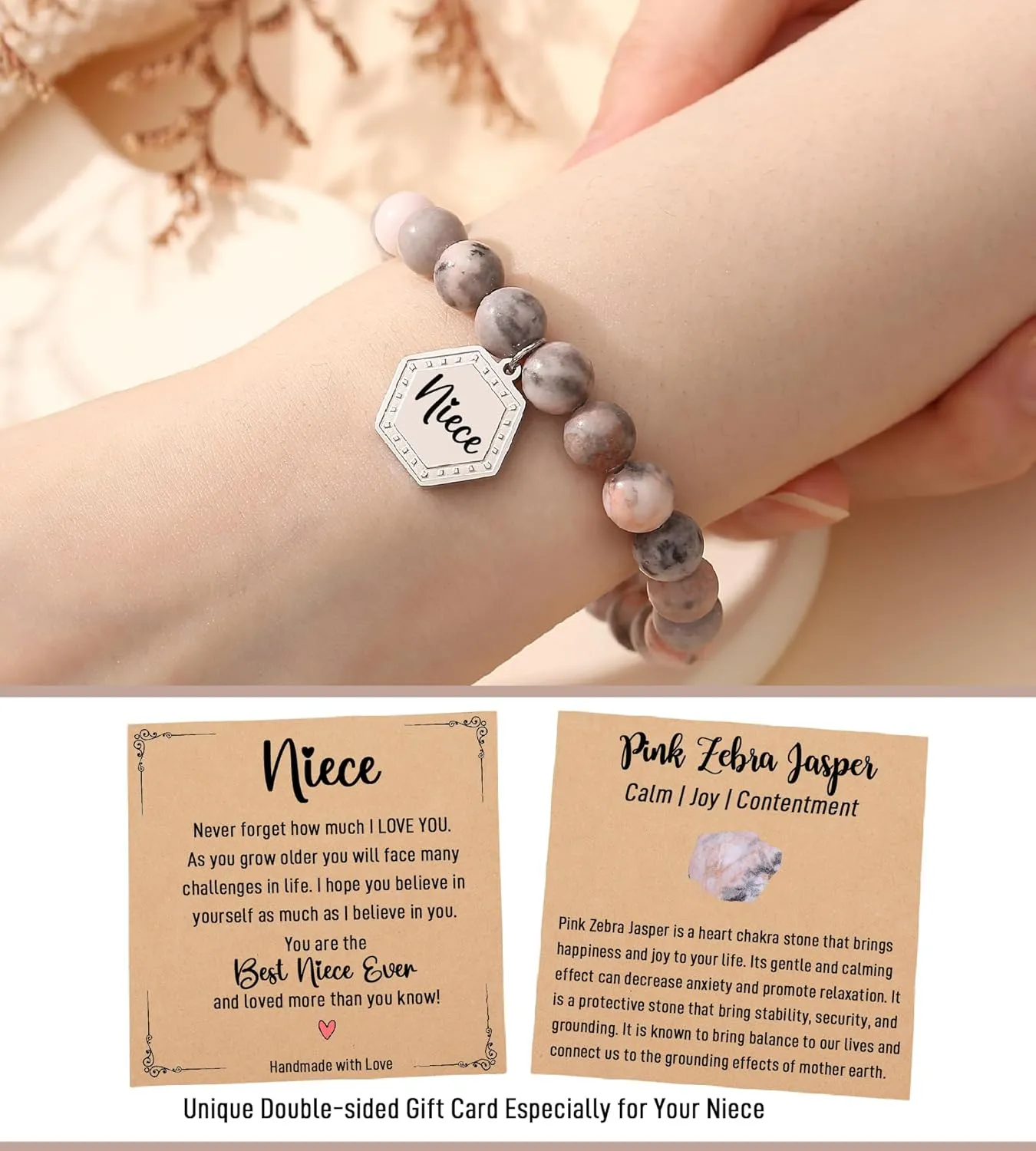 TONY & SANDY Unique Gifts for Women, Mom, Daughter, Wife, Friends, Sister, Aunt, Grandma - Beaded Bracelets for Women Teen Girls Jewelry on Birthday Christmas Graduation Easter